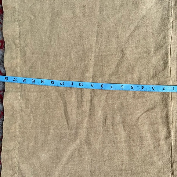 Linen skirt - yellow - Picture 5 of 8